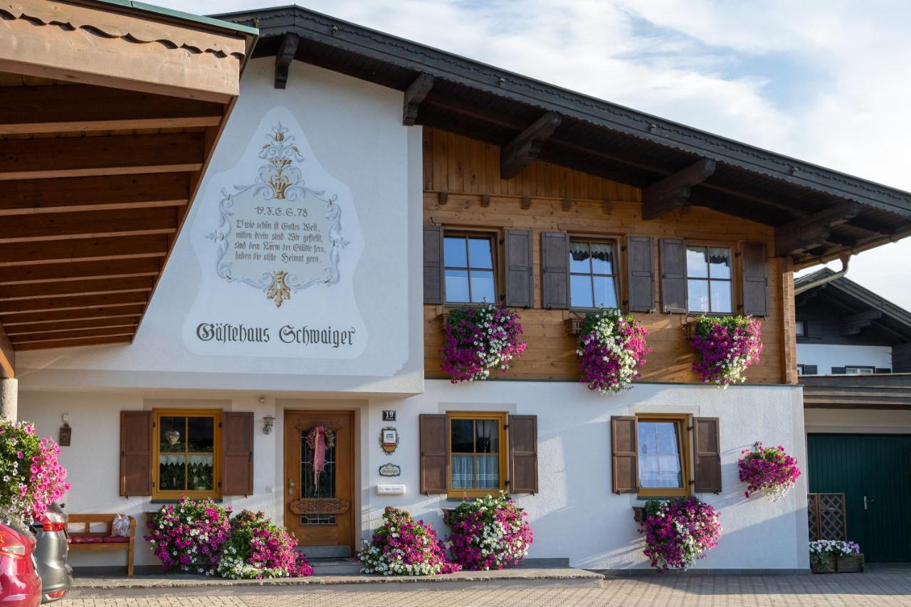 Gaestehaus Schwaiger - Wiesenweg Kössen Exterior foto